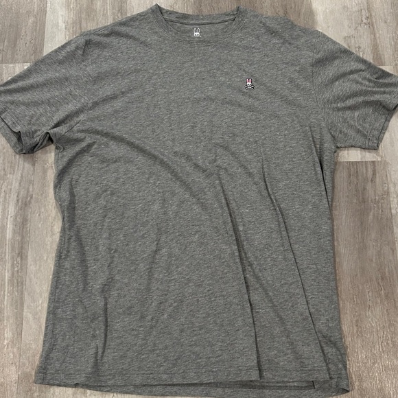 Psycho Bunny Grey Short Sleeve T-Shirt Size M/8 - Picture 1 of 4